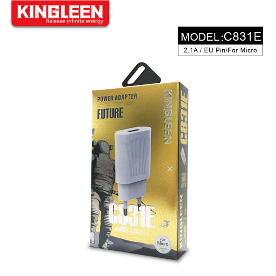 CHARGEUR MICRO USB 5 V2.1 A DOUBLE SORTIE